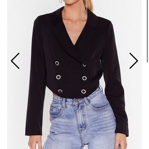 Nasty gal cropped blazer